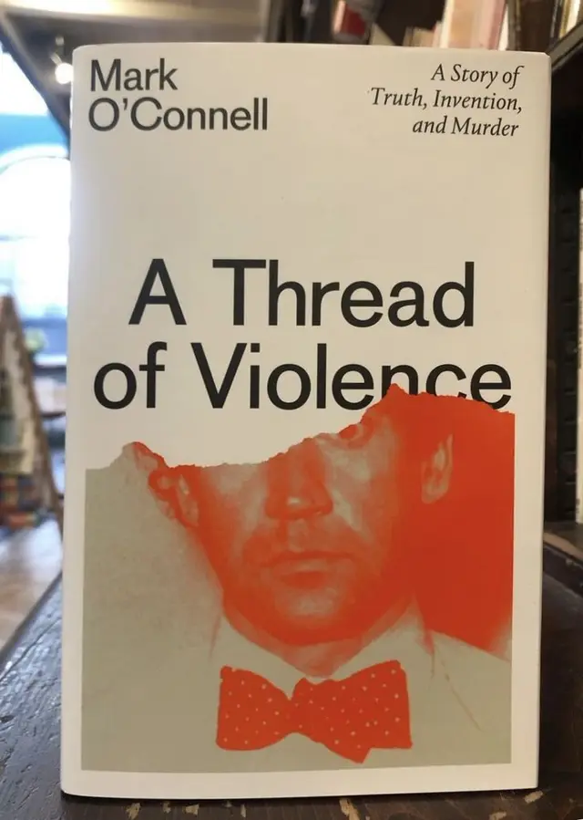 A Thread of Violence — book jacket by Mark O'Connell