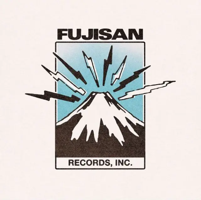 Fujisan Records logo — stylized Mount Fuji with radiating bolts