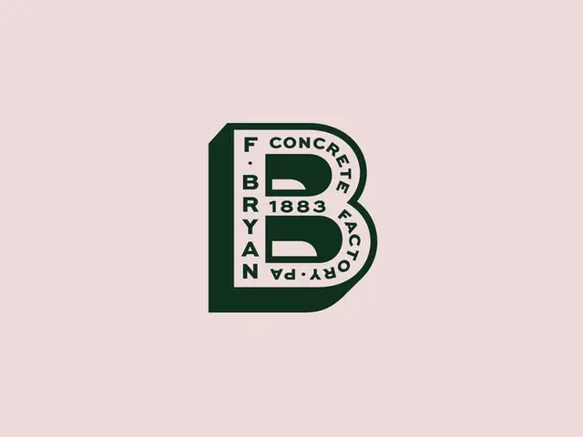 Vintage 'B' emblem — Bryan Concrete Factory (1883)