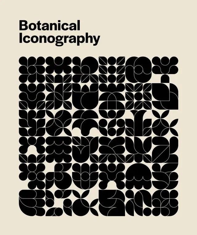 Botanical Iconography — Geometric Botanical Icon Poster
