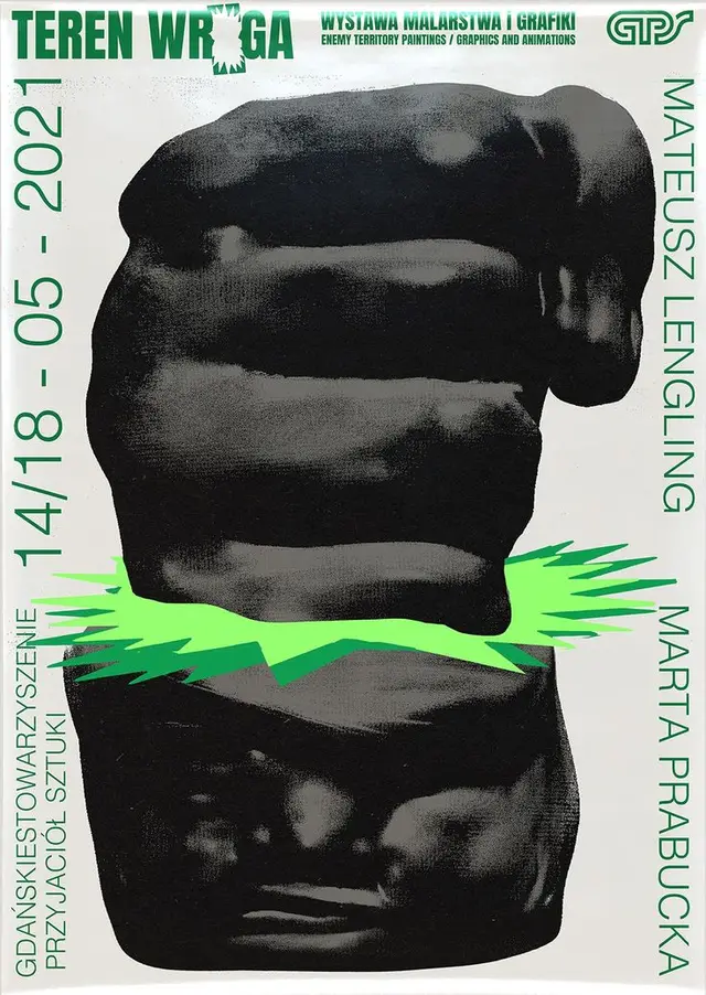 Teren Wroga — Enemy Territory exhibition poster (May 2021)