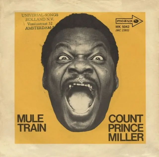 Count Prince Miller — "Mule Train" vintage single sleeve