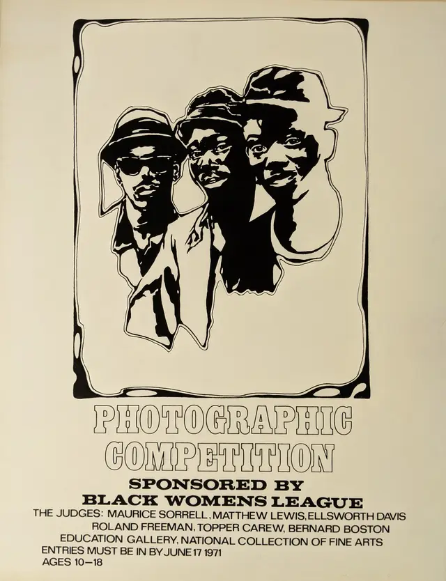 Photographic Competition poster — Sponsored by Black Womens League (Entries due June 17,