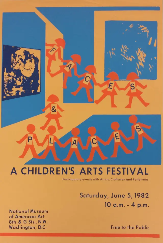 A Children's Arts Festival poster — National Museum of American Art, June 5, 1982