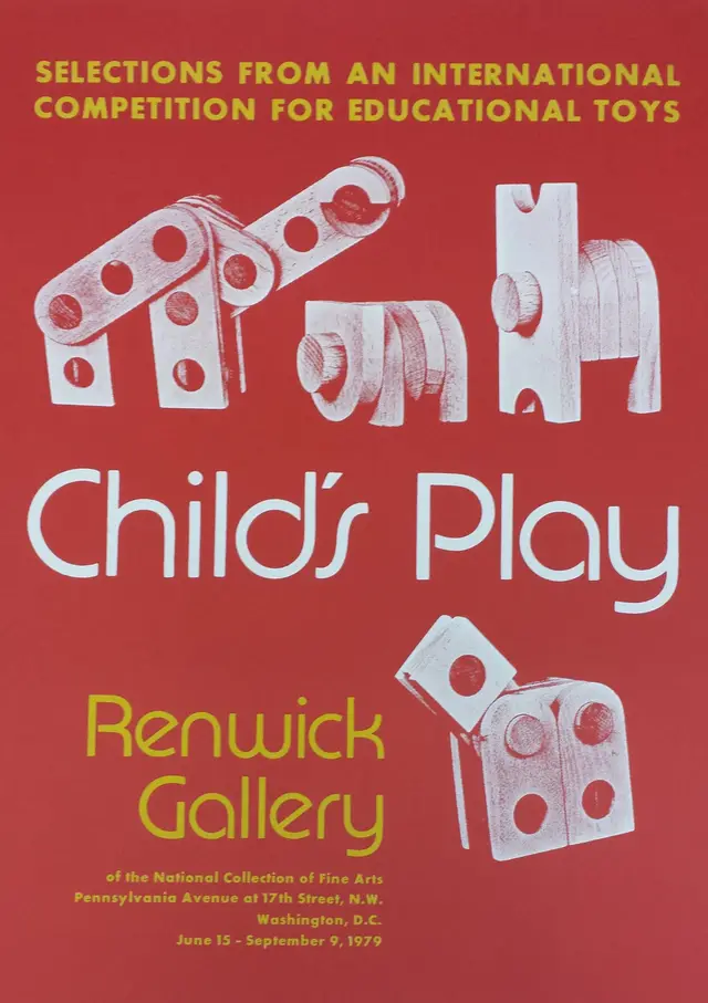 Child's Play — Renwick Gallery exhibition poster (1979)