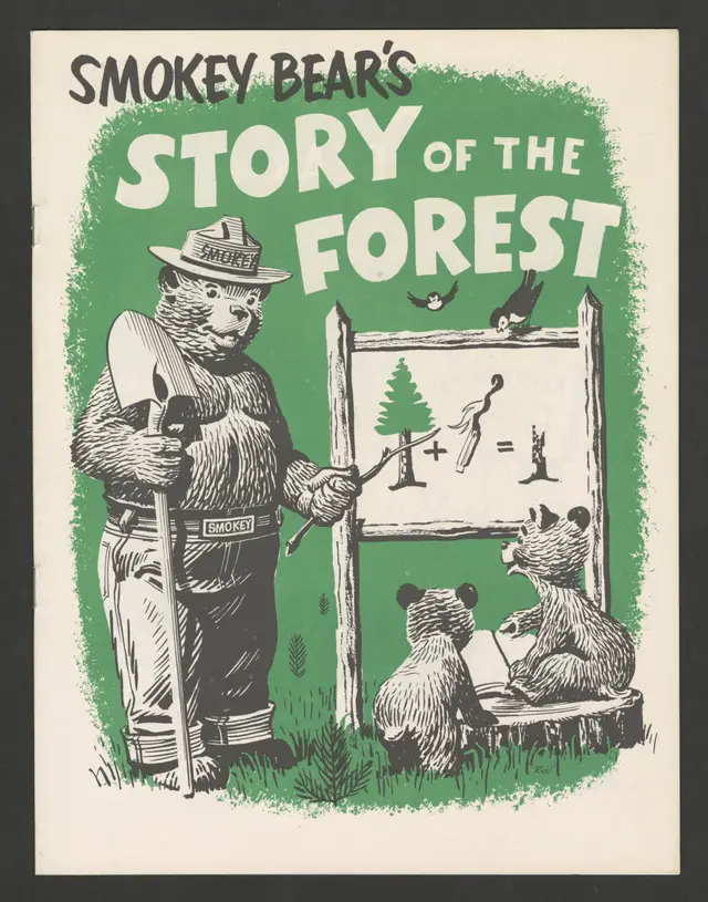 Smokey Bear's Story of the Forest — illustrated cover