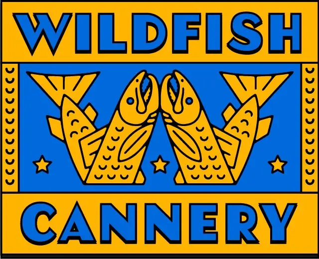 WILDFISH CANNERY retro seafood label