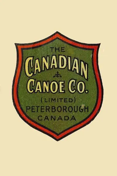 Vintage shield logo — The Canadian Canoe Co., Peterborough, Canada