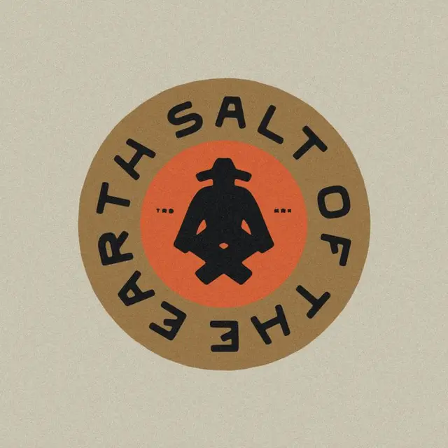 Salt of the Earth — circular vintage badge logo