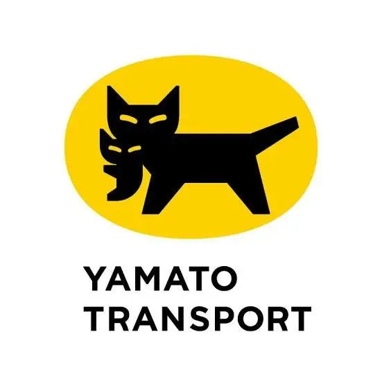 Yamato Transport black cat logo on yellow oval