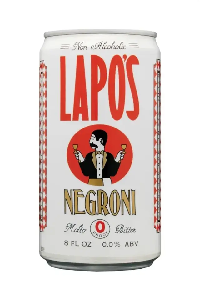 Lapo's Negroni — canned non‑alcoholic Negroni (8 fl oz)