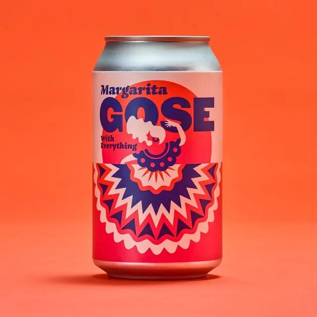 Margarita GOSE can with retro dancer label