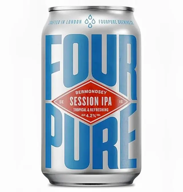 Fourpure Bermondsey Session IPA — aluminum can packaging