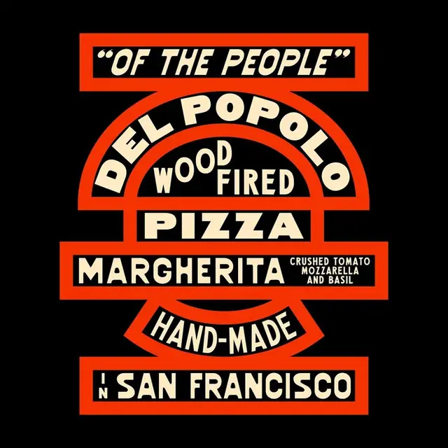 Del Popolo — Wood-Fired Margherita Pizza Poster (San Francisco)