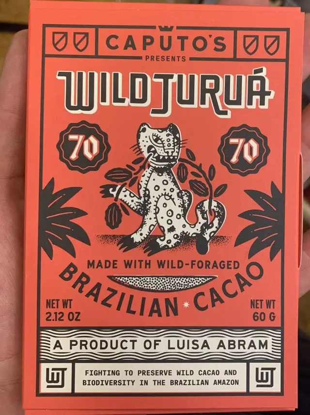 Caputo's Wild Turuá — Brazilian Cacao Chocolate Bar (Luisa Abram)