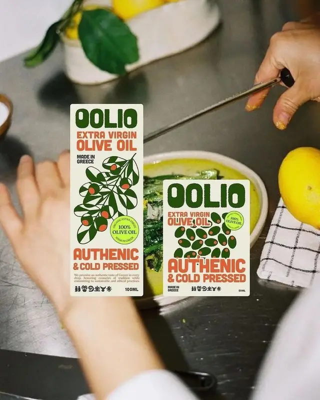 OOLIO extra virgin olive oil packaging mockup