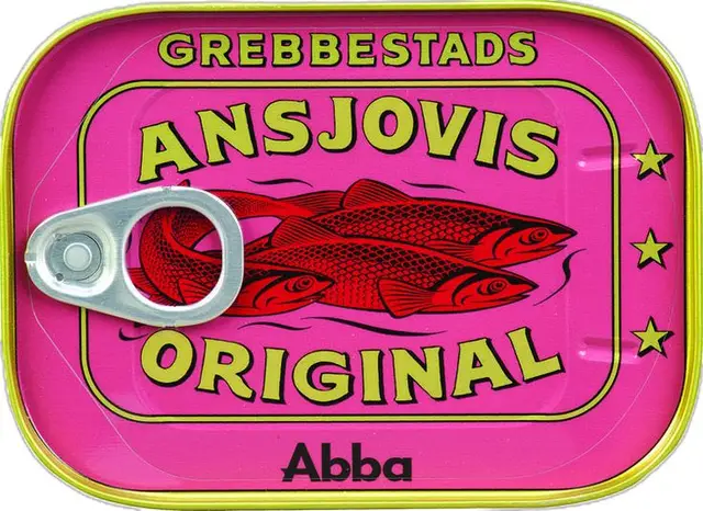 Grebbestads Ansjovis Original pink anchovy tin (Abba)