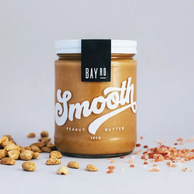 Bay Rd — Smooth Peanut Butter (480g) in Glass Jar