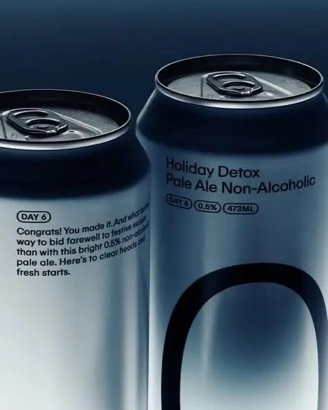 Holiday Detox — Non‑Alcoholic Pale Ale 473ml minimalist can