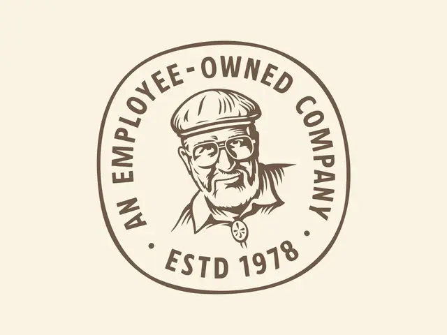 Bob's Red Mill employee-owned seal — vintage circular badge (ESTD 1978)