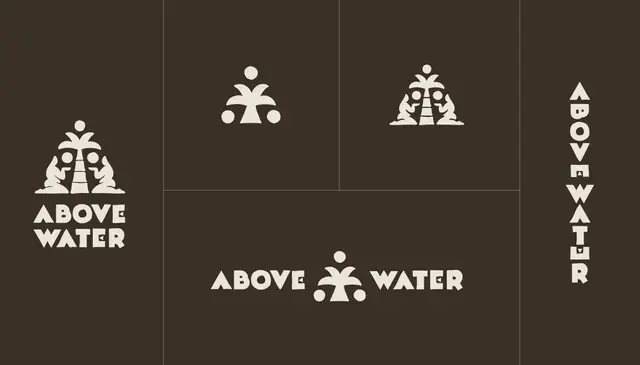 Above Water — logo system and lockups