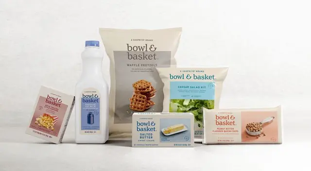 Bowl & Basket — ShopRite own‑brand packaging lineup (Pearlfisher)