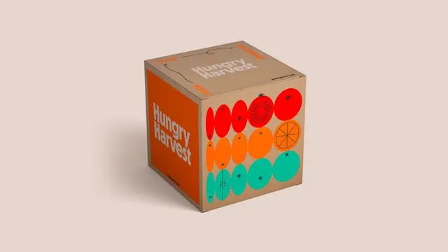 Hungry Harvest — before & after logo by BBMG