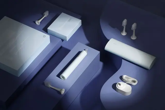 Mijia T500C Sonic Electric Toothbrush Gift Set — Pastel Blue Minimal Packaging
