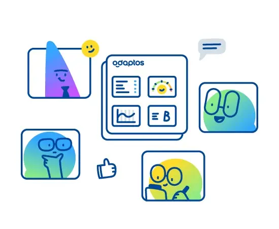 Odaptos dashboard illustration by Ivan Mesaroš