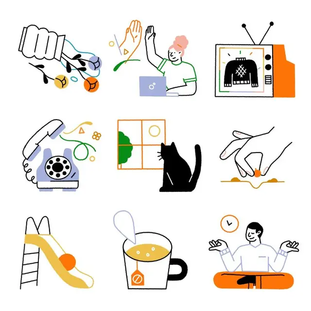 Behance profile header — Petra Sitaru, illustrator (Barcelona)