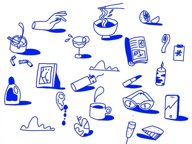 Cobalt-Blue Hand-Drawn Everyday Doodles — Dribbble