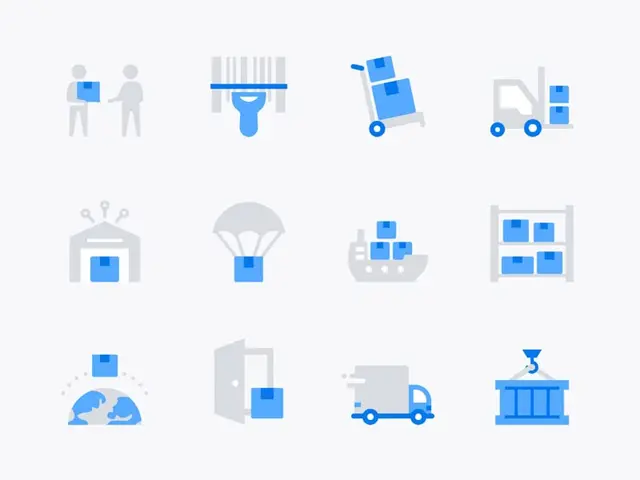 Leto Delivery Warehouse — Delivery & Warehouse Icon Set