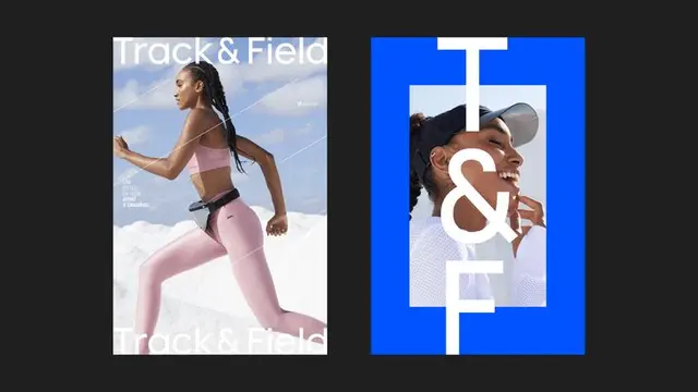 Track&Field — new logo and identity by FutureBrand (before/after)