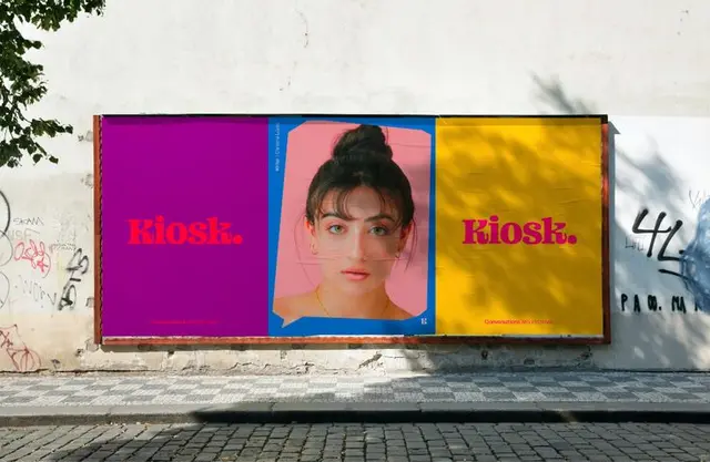 Kiosk — brand identity case study (Justified Studio)