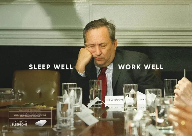 P(illow)tics — "Sleep Well, Work Well" SleepZone campaign