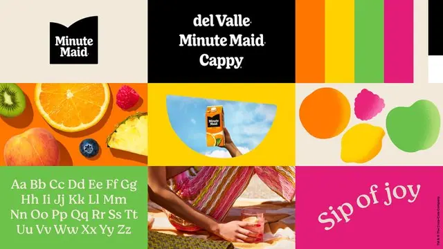 Minute Maid — new logo and identity (before & after)