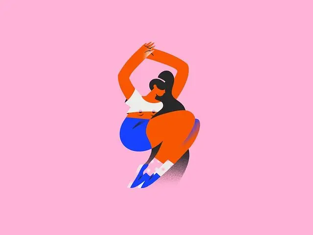 Iluzjon theater night — stylized digital illustration by Julia Hanke