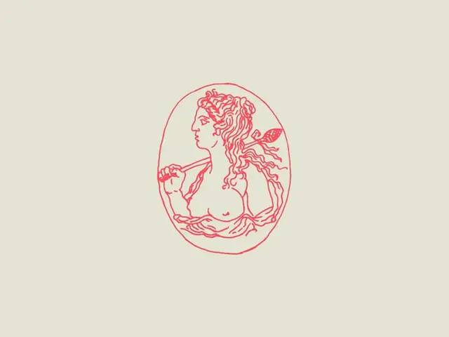 Old No. 37 — red engraved cameo illustration