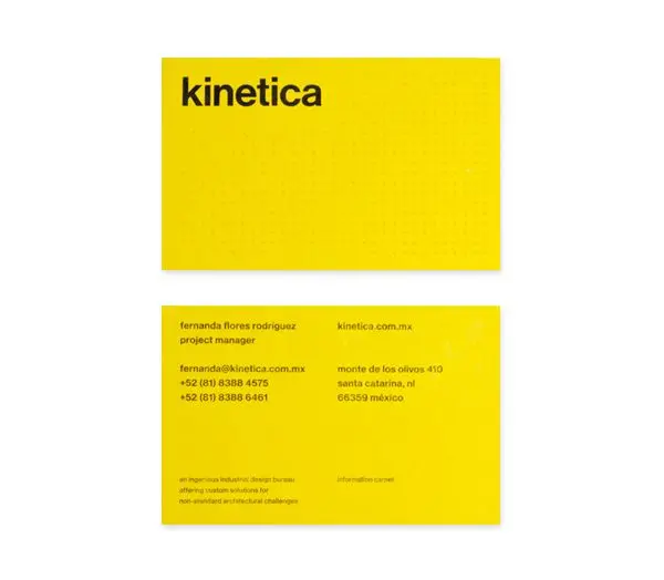 Kinetica — logo and stationery by Face | BP&O