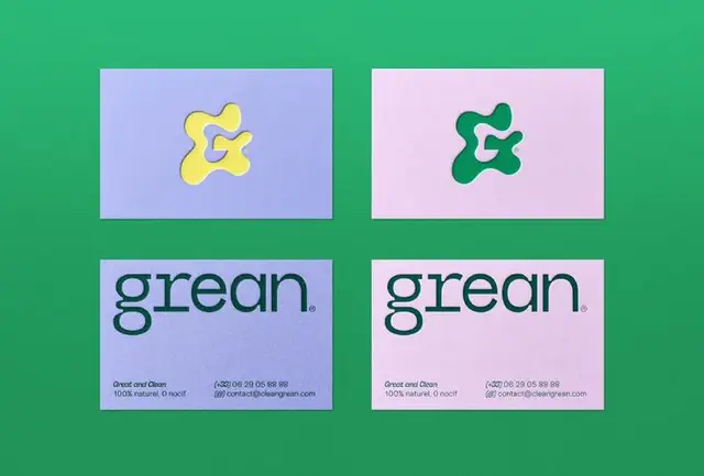 Grean brand identity exploration — Studio Vacarme for eco-friendly cleaning brand