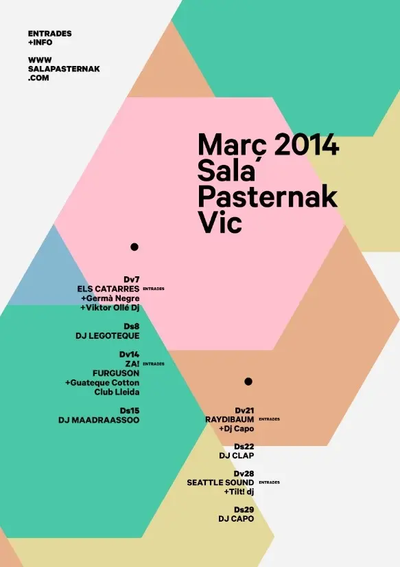 Marc 2014 — Sala Pasternak Vic event poster
