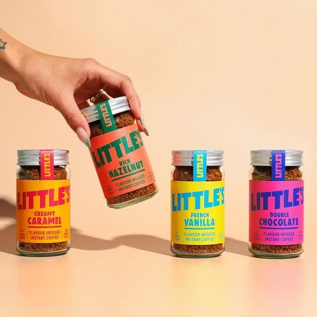 Little's flavour-infused instant coffee jars — Creamy Caramel, Rich Hazelnut, French Vanil