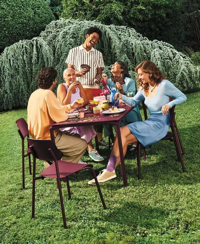 Garden card game and tea — pastel outdoor gathering
