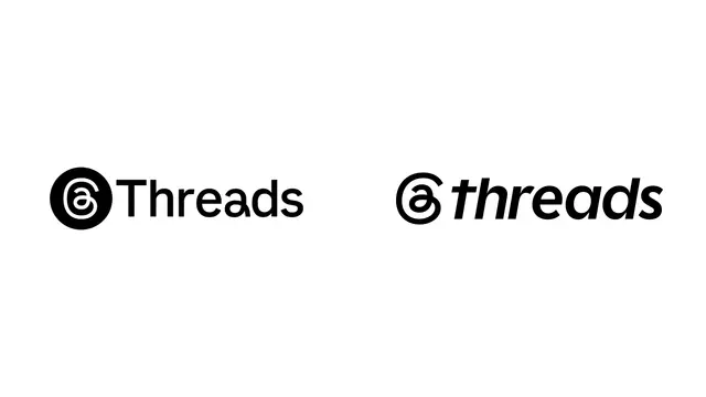 Threads — black & white monogram and wordmark identity by Studio NARI