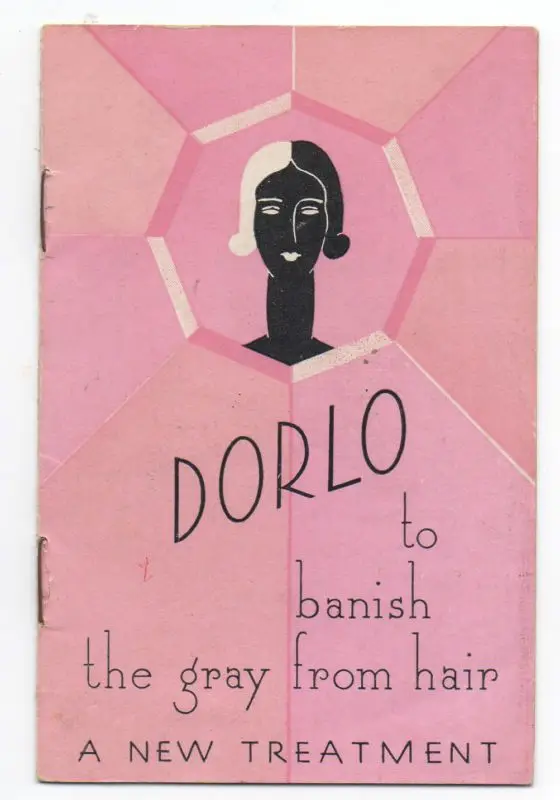 Dorlo vintage pamphlet — "Banish the gray from hair"